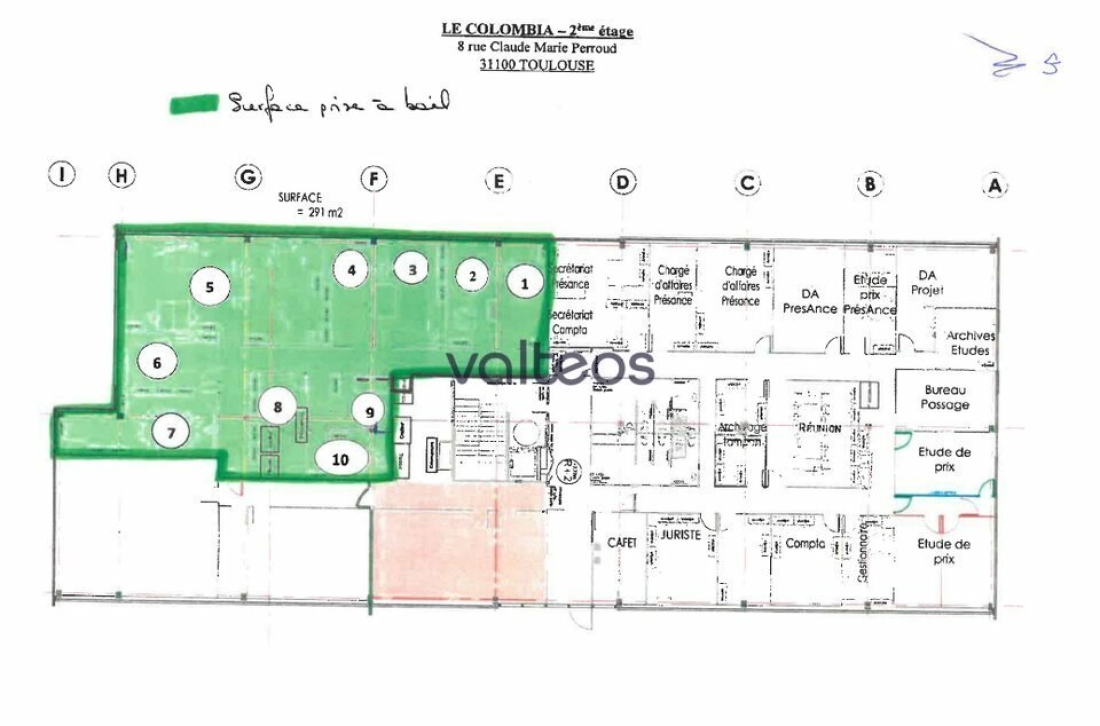 Photo 4 – location bureaux	TOULOUSE (31100)